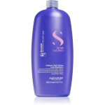 Alfaparf Milano Semi Di Lino Blonde Intense Anti-Yellow Low Shampoo geltonus tonus neutralizuojantis &scaron;ampūnas &scaron;viesiems plaukams, 1000 ml