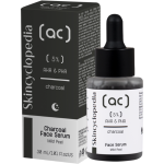 Skincyclopedia Charcoal Face Serum Mild Peel &scaron;veičiamasis veido serumas su 5% AHA ir PHA rūg&scaron;čių kompleksu, 30 ml