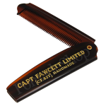 Captain Fawcett Folding Pocket Beard Comb Sulankstomos ki&scaron;eninės barzdos &scaron;ukos, 1vnt.