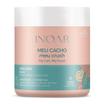 INOAR Meu Cacho, Meu Crush Mask drėkinanti plaukų kaukė garbanotiems plaukams, 500 g