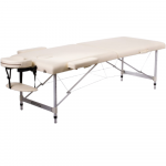 Masažo stalas RESTPRO Alu 2 Cream L dydis - sudedamas