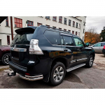 Galinio bamperio apsauginė 60mm ir 42mm - TOYOTA LANDCRUISER 150