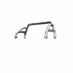 NERŪDIJANČIO PLIENO PIKAPO KĖBULO LANKAS / ROLLBAR TWILIGHT &Oslash; 76x1,5mm / 60x1,5mm TOYOTA HILUX (2015-2019)