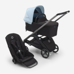 Bugaboo Dragonfly 2in1 stroller set Skyline Blue/Midnight Black/Graphite