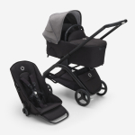 Bugaboo Dragonfly 2in1 stroller set Grey Melange/Midnight Black/Black
