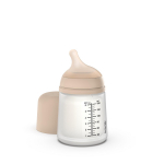 Suavinex breastfeeding bottle 180ml Zero SS Beige