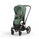 Cybex Priam V4 vežimėlis Leaf Green, Rose Gold