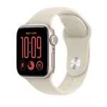 Apple Watch SE 3 GPS + Cellular 40mm Starlight Aluminium Case with Sand Sport Band - M/L