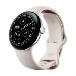 Google Pixel Watch 4 4G 41mm Silver (Beige Strap)
