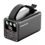 Evelatus Outdoor Power Bank 22.5W 60000mah 7 outputs 2 inputs Black