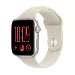 Apple Watch SE 3 2026 44mm Gold (Beige Rubber Strap S/M)