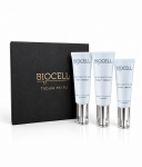 Drėkinamasis ir stangrinamasis veido priežiūros rinkinys: naktinis, dieninis kremas su SPF, serumas &ndash; BIOCELL Hydro Boost - Firm