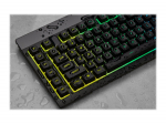 Klaviatūra laidinė CORSAIR K55 RGB PRO Gaming Backlit Zoned RGB LED Rubberdome