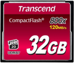 Atminties kortelė MEMORY COMPACT FLASH 32GB/800X TS32GCF800 TRANSCEND