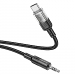 Audio adapteris HOCO (UPA27) i&scaron; USB-C į 3,5mm 1.2m
