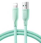 USB kabelis JOYROOM (S-A34) lightning (3A) 1m žalias