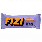 Batonėlis su &scaron;okolado glazūra "PEANUT + CARAMEL", be pridėtinio cukraus | Fizi (45 g)