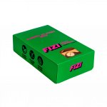 Dėžutė batonėlių su &scaron;okolado glazūra "HAZELNUT + CARAMEL", be pridėtinio cukraus | Fizi (10x45 g)