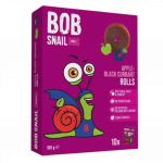 Obuolių - juodųjų serbentų suktinukų rinkinys, be pridėtinio cukraus | Bob Snail (10 x 10 g)