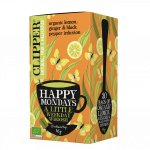Ekologi&scaron;ka citrinų, imbiero ir juodųjų pipirų arbara | Clipper 45 g (20 x 2,25 g)