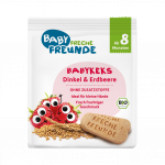 Ekologi&scaron;ki speltos miltų sausainiai su bra&scaron;kėmis| FRECHE FREUNDE (100 g)