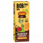 Obuolių - mangų - moliūgų - chia drebutis padengtas &scaron;okoladu, be pridėtinio cukraus | Bob Snail (27 g)