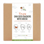 Tra&scaron;kūs chia sėklų krekeriai su sūriu | Ketonestly (220 g)