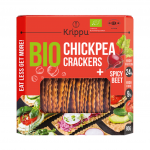 Ekologi&scaron;ki avinžirnių krekeriai su burokėliais ir čili | Krippu (80 g)