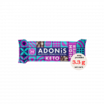 KETO lazdyno rie&scaron;utų ir &scaron;okolado batonėlis | Adonis (45 g)