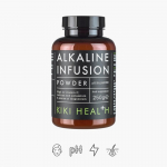 Kiki Health ALKALINE INFUSION - &Scaron;arminiai Mineralai, milteliai 250 gr.