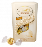 Lindt LINDOR Praline Cornet baltojo &scaron;okolado rutuliukai, 200g