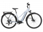 KROSS Trans Hybrid 4.0 D / 500 Wh / Grey-Blue Gloss / elektrinis moteri&scaron;kas miesto dviratis (28")
