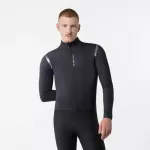 Castelli PERFETTO 4 / Black / dviratininko striukė nuo vėjo (L)