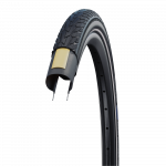 Schwalbe Road Cruiser K-Guard Green 37-622/28x1.40 Black/Gumwall Wire padanga