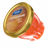 Laukinių la&scaron;i&scaron;ų ketos chum ikrai PREMIUM klasės (Oncorhynchus keta) , 200 g