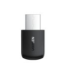 USB adapteris UGREEN CM448 tinklo kortelė, 2.4GHz - juodas