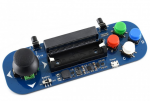 Waveshare Gamepad modulis su vairasvirte ir mygtukais skirtas Micro:bit 14500 Li-ion