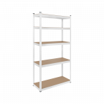 Metalinė sandėlio lentyna 180x90x40 balta Rebel