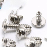 Poveržlės varžtas 1.7x5 mm - Lak&scaron;tinio metalo varžtas - 10 vnt - plok&scaron;čia galvutė - PWA1.7X5X5