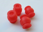 Vibracijos izoliatorius 21mm/17mm - 300g apkrova - raudona - vibracijos slopintuvas, slopintuvas, amortizatorius - 1 vnt