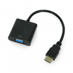 HDMI į VGA + garso keitiklis HD31A su laidu