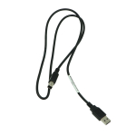 USB kabelis USBA/USBB1.8 ki&scaron;tukas USB-A ki&scaron;tukas USB-B 1m apvalus PVC