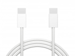 USB-C jungtis - USB-C 1.0 m, balta pynė