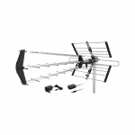 Aktyvi kryptinė antena skaitmeninei antžeminei televizijai DVB-T2 Cabletech