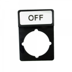 ST22-1901/P05 plok&scaron;telė su žyma ''OFF'' Spamel