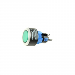 LAS1-AWY-22Z/G/24/P, ON-ON, bistabilus, 2 kanalai, 5A 250VAC, LED foninis ap&scaron;vietimas 24V AC/DC žalias, fi22, IP65, skirtas litavimui, Onpow