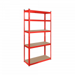 Metalinė sandėlio lentyna 180x90x40 raudona Rebel