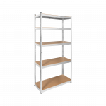 Metalinė lentyna daiktams 180x90x40 sidabrinė Rebel