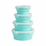 Sulankstomas apvalių indų rinkinys