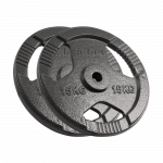 Ketaus svarelių rinkinys 2x15kg, skylė 31mm, plok&scaron;tė su rankenomis, REBEL ACTIVE